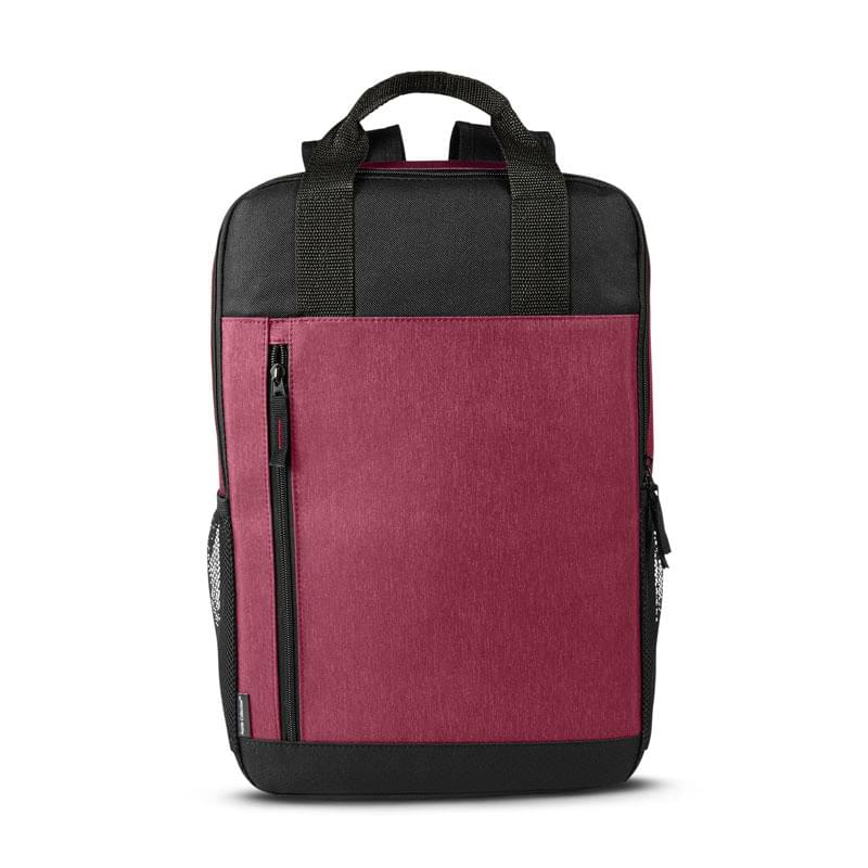 Heather Burgundy color option for Austin Nylon Collection Laptop Backpack