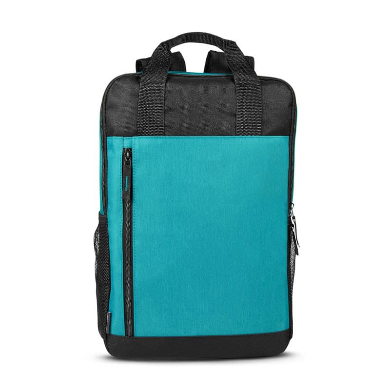 Heather Teal color option for Austin Nylon Collection Laptop Backpack