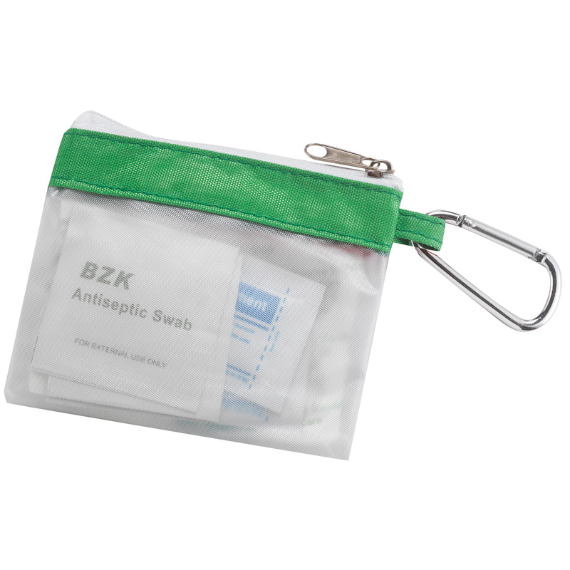 Green color option for Bold Stripe First Aid Kit