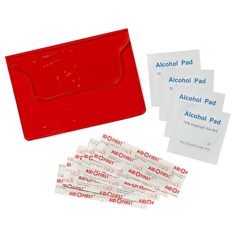 Translucent Red color option for First Aid Pouch