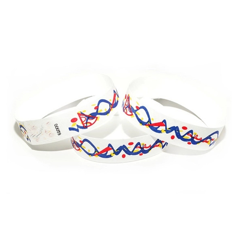 Photo of Custom Full Color Imprint Tyvek® Wrist Band