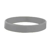 Gray color option for 1/2" Screen Printed Silicone Wristband