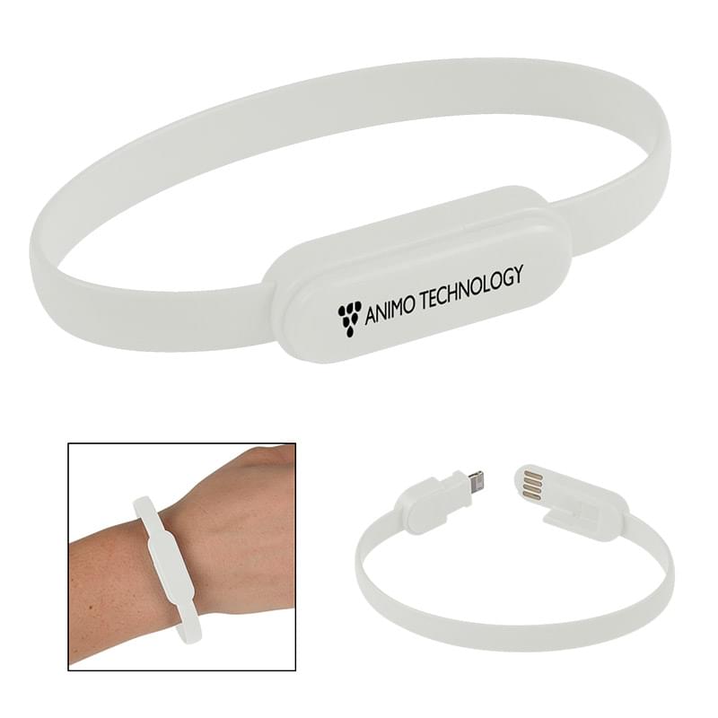 White color option for 2.In 1 Portable Charging Cable