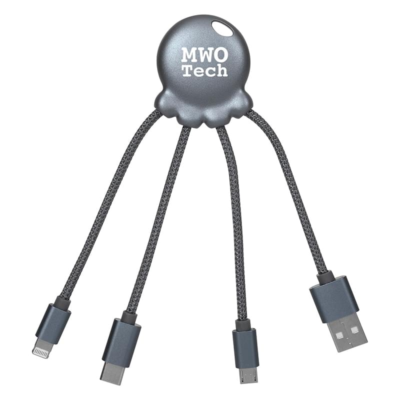 Gray color option for 3 In 1 Xoopar Octo Charge Cables