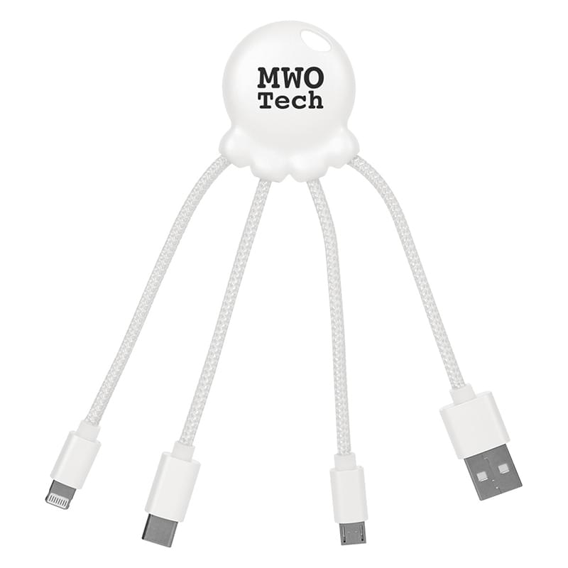 White color option for 3 In 1 Xoopar Octo Charge Cables