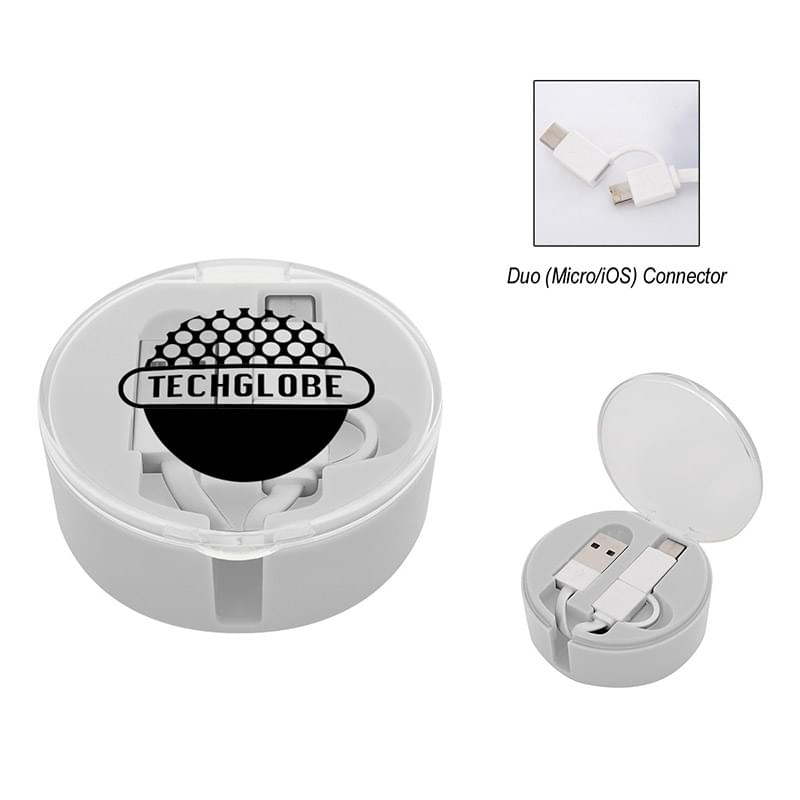 White color option for 3 In 1 Gallivant Retractable Charging Cable