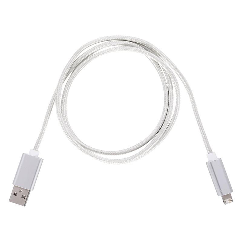 White color option for 2 In 1 Touch Activated Light Up Charging Cable