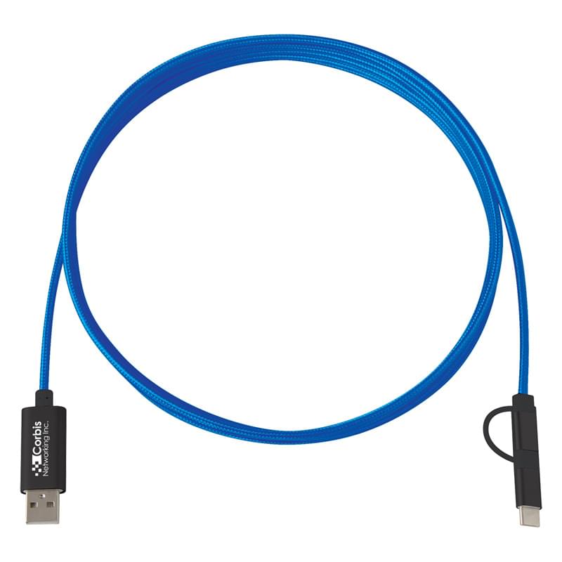 Blue color option for 3 In 1 Charging Cable