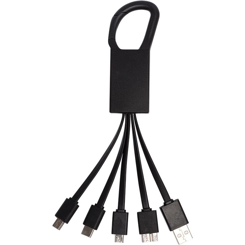 Black color option for 4 In 1 Octopus Charging Cable (Micro, Mini, Usb C, Usb 3)
