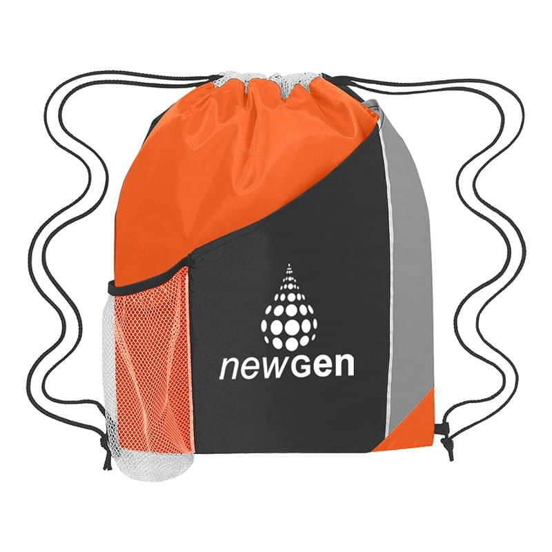 Orange color option for Athletic Sports Bag In Tri Color