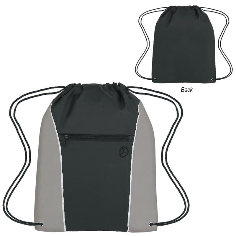Gray color option for Athletic Drawstring Bag