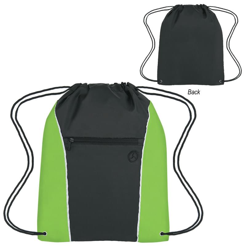 Lime color option for Athletic Drawstring Bag