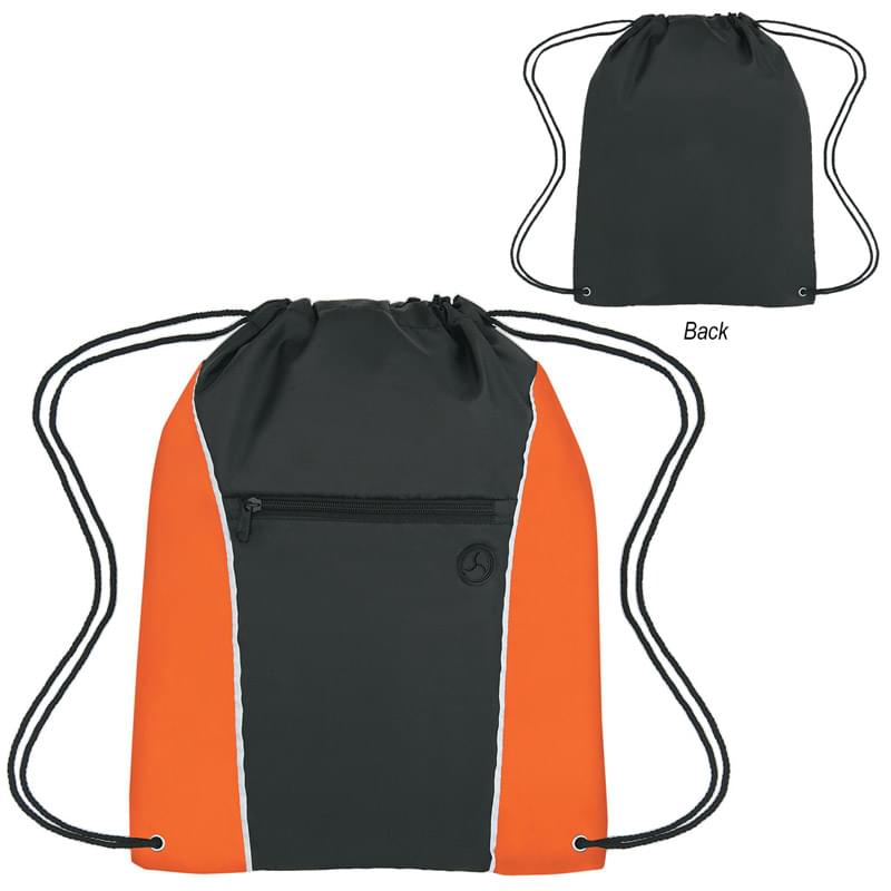 Orange color option for Athletic Drawstring Bag