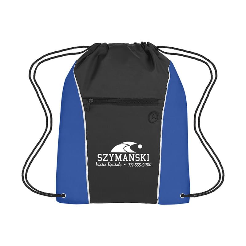 Royal Blue color option for Athletic Drawstring Bag