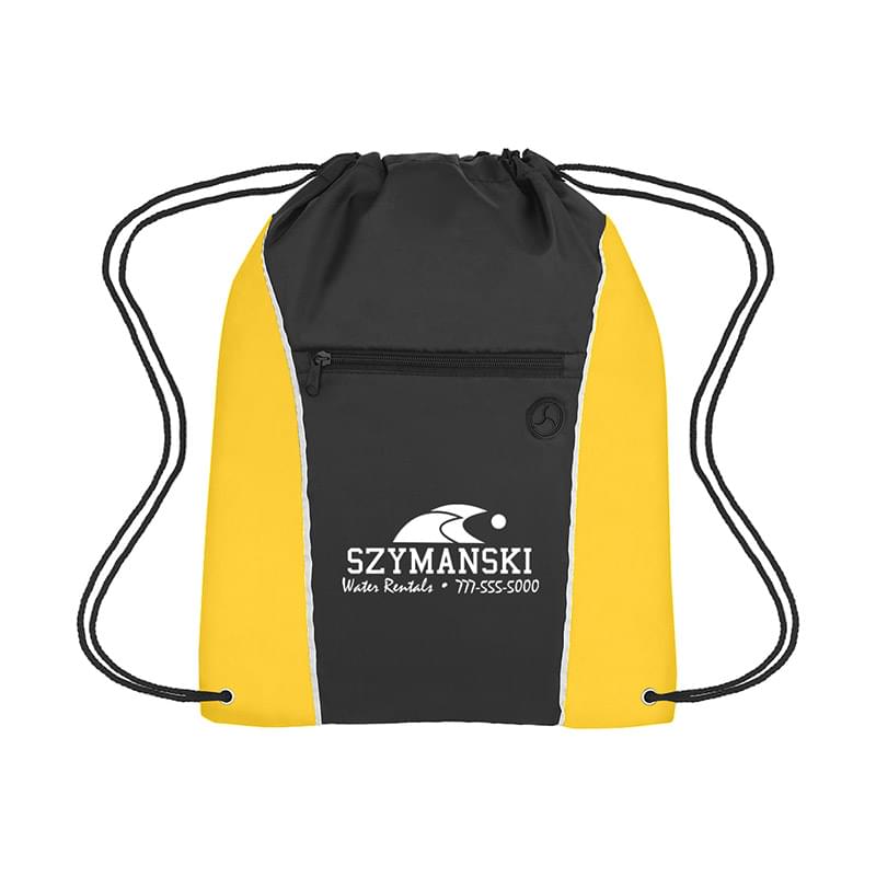 Yellow color option for Athletic Drawstring Bag