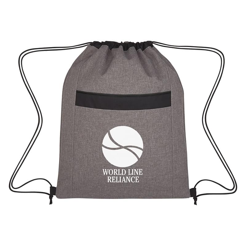 Black color option for Brighton Heather Made Athlete's Drawstring Rucksack