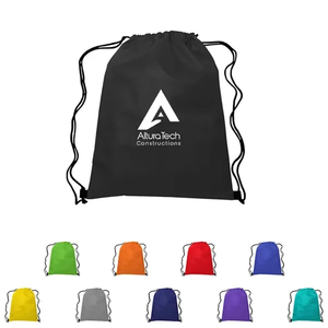 Photo of 13.5"W X 16.5"H Drawstring Non Woven Bag