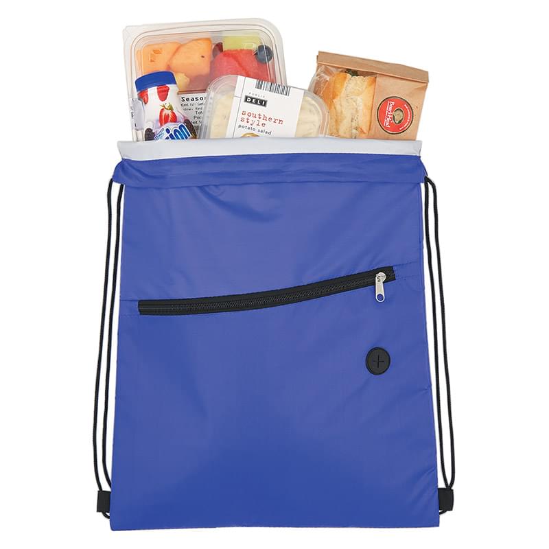 Royal Blue color option for Athlete's Drawstring Cooler