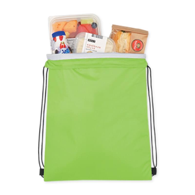 Lime color option for Basic Stringed Cooler Knapsack