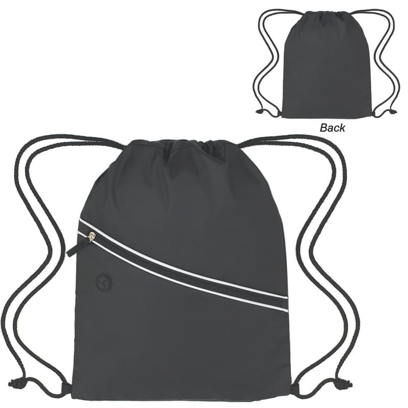 Black color option for Bicolored Drawstring Pack