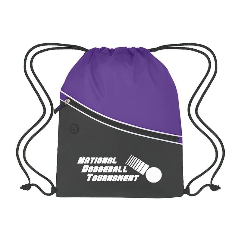 Purple color option for Bicolored Drawstring Pack