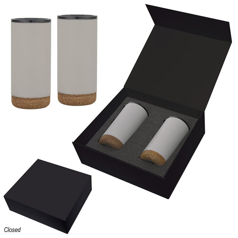 Black color option for 16 Oz. Wellington Stainless Steel Tumbler Gift Set