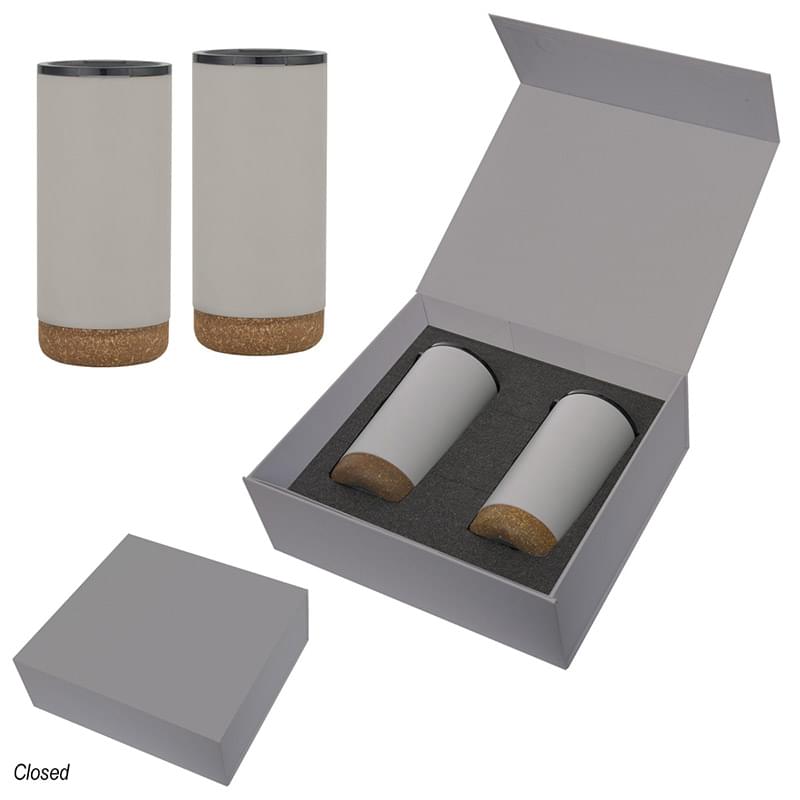Gray color option for 16 Oz. Wellington Stainless Steel Tumbler Gift Set