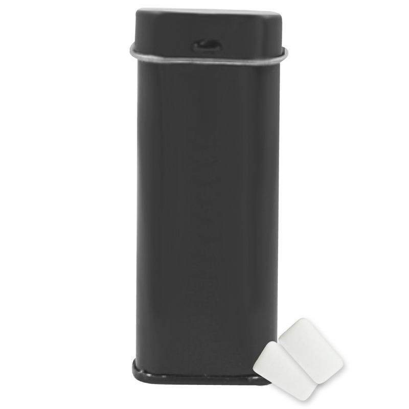 Black color option for Tall Gum Tin
