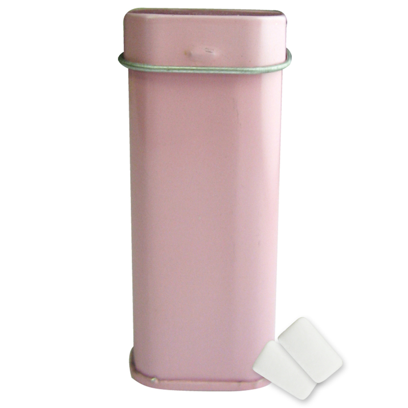 Pink color option for Tall Gum Tin