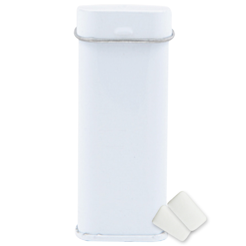 White color option for Tall Gum Tin