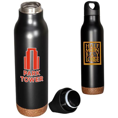Photo of 20 Oz. Cork Based Double Wall Insulated Water Bottle
