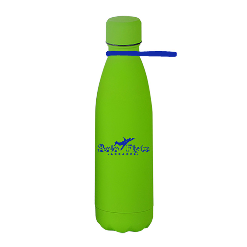 Matte Lime color option for 17 Oz Matte Finish Stainless Steel Bottle With Silicone Strap