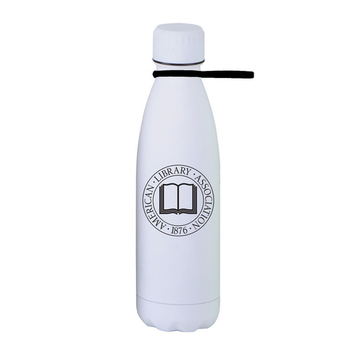 Main photo of 17 Oz Matte Finish Stainless Steel Bottle With Silicone Strap
