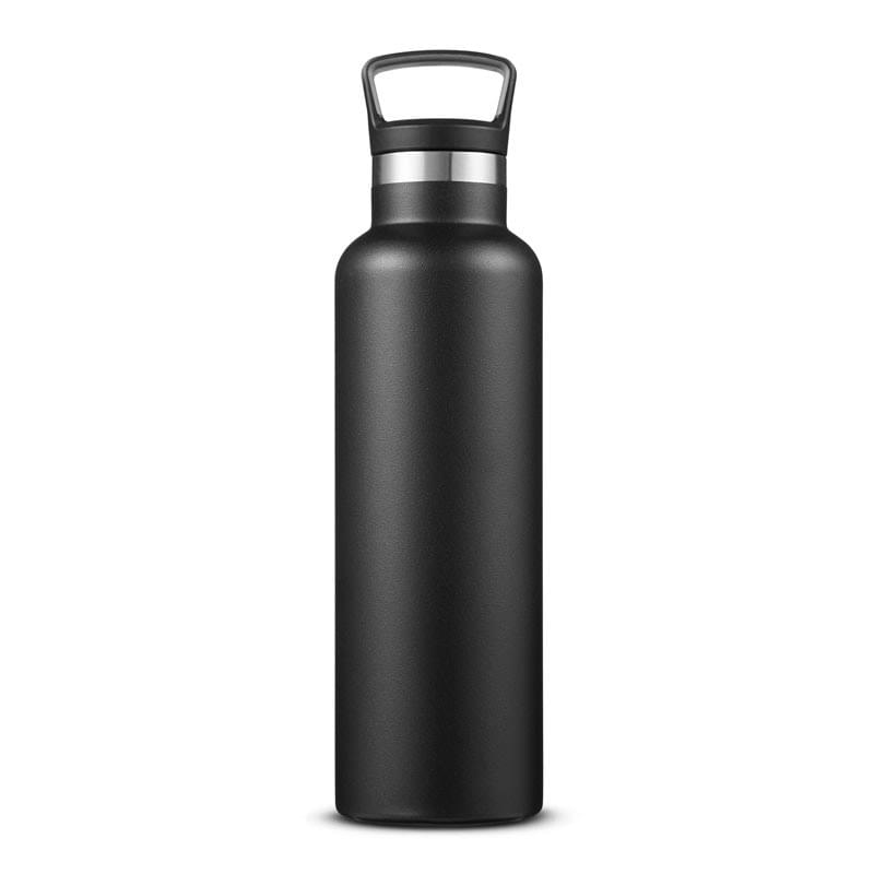 Black color option for Columbia® 21 Oz. Double Wall Vacuum Bottle With Loop Top
