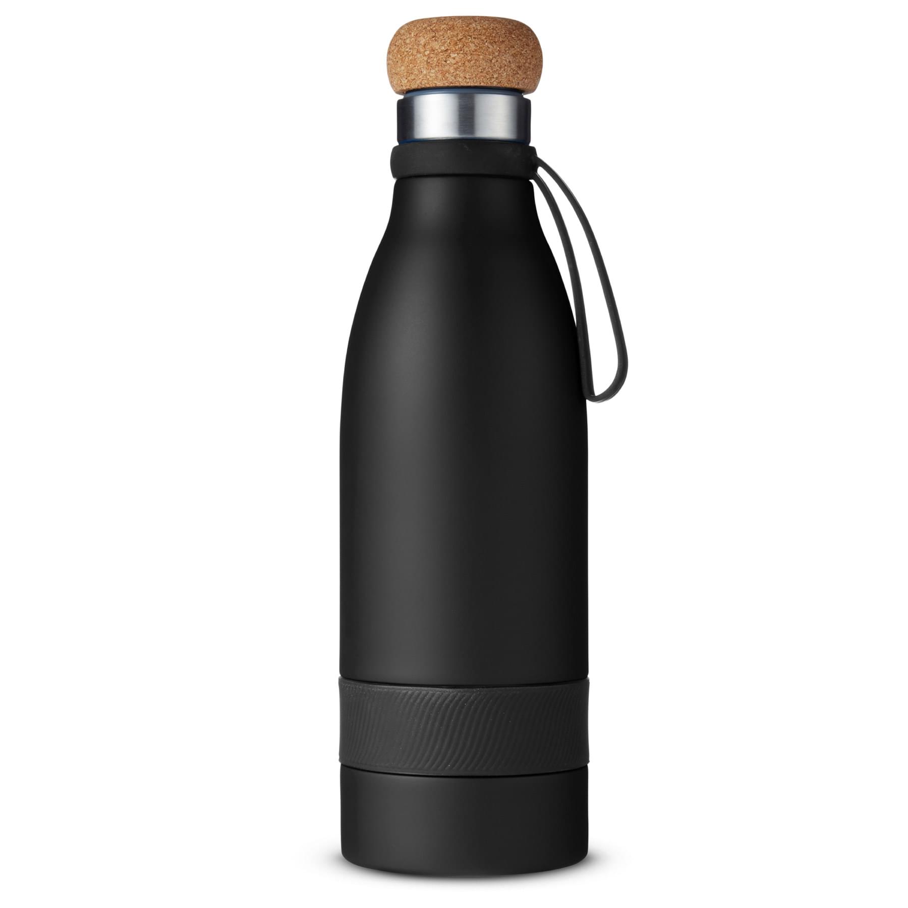 Black color option for 19 Oz. Double Wall Vacuum Bottle With Cork Lid