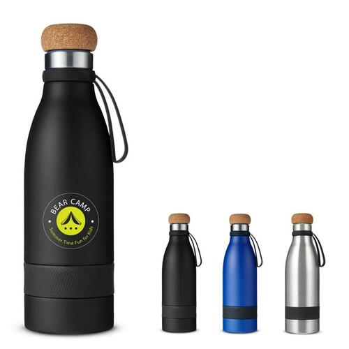 Main photo of 19 Oz. Double Wall Vacuum Bottle With Cork Lid
