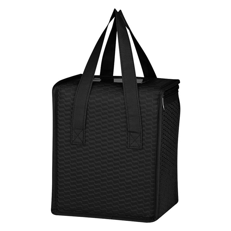 Black color option for 80 Gram Non Woven, Coated Water Resistant Polypropylene Cooler Bag