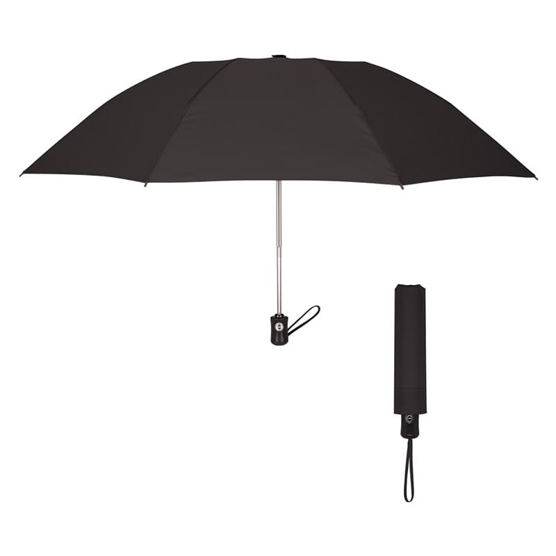 Black color option for 44" Automatic Inverted Umbrella With Wrist Strap