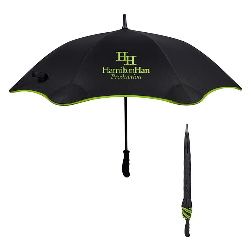 Lime Green color option for 46" Arc Scalloped Edge Umbrella