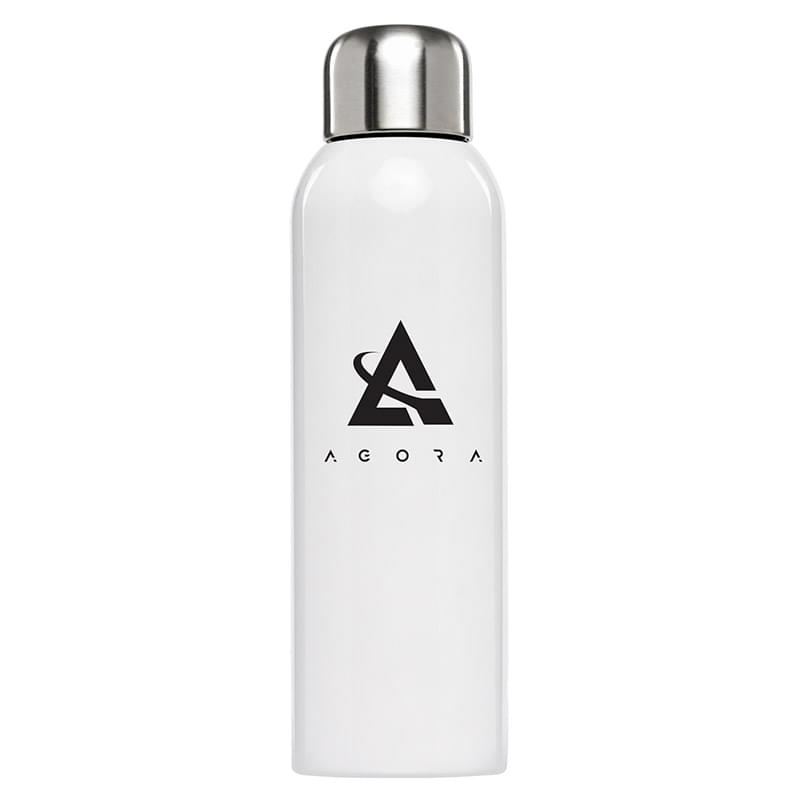 White color option for 26 Oz Stainless Steel Bottle With Cap