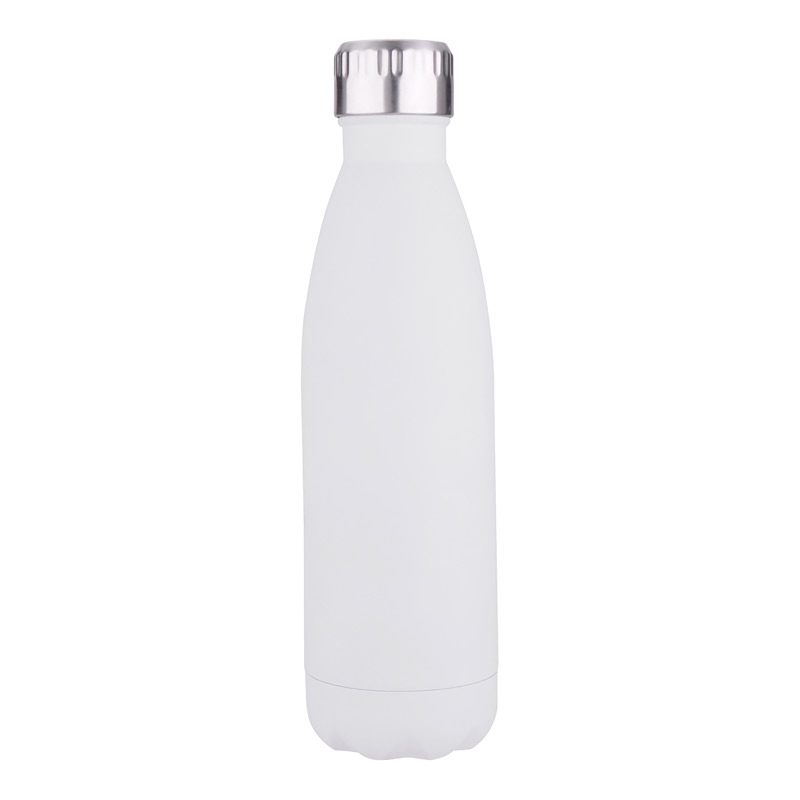 White color option for 17 Oz. Matte Soft Touch Steel Bottle