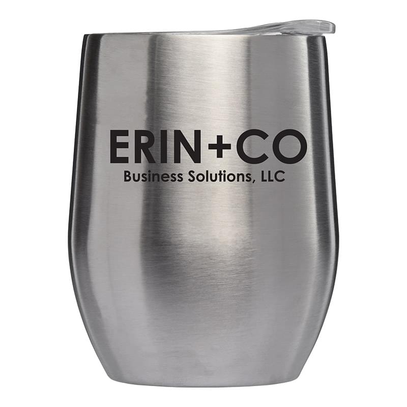 Chrome color option for Escape   11 Oz. Double Wall Stainless Wine Cup