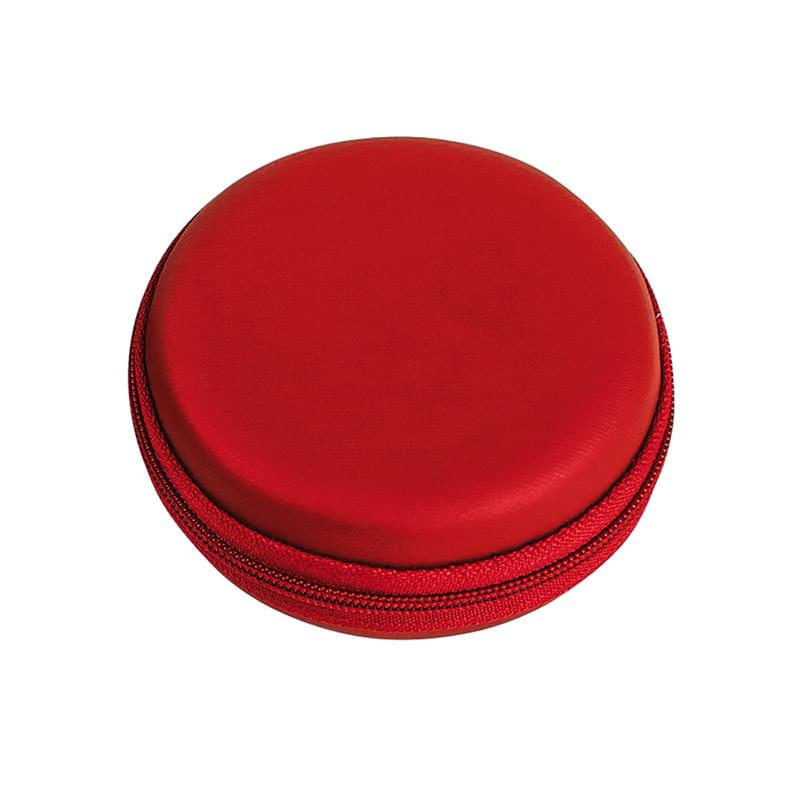 Red color option for Bluetooth Earbuds With A Travel Case And Mesh Pocket