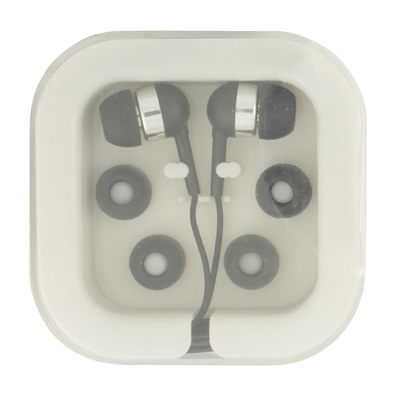 Black color option for Earbuds In Case W/Extra Ear Cushions