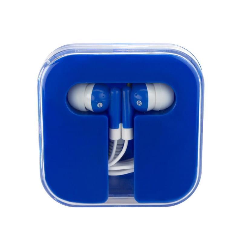 Blue/Blue color option for 48" Long Earpiece With Plastic Casing