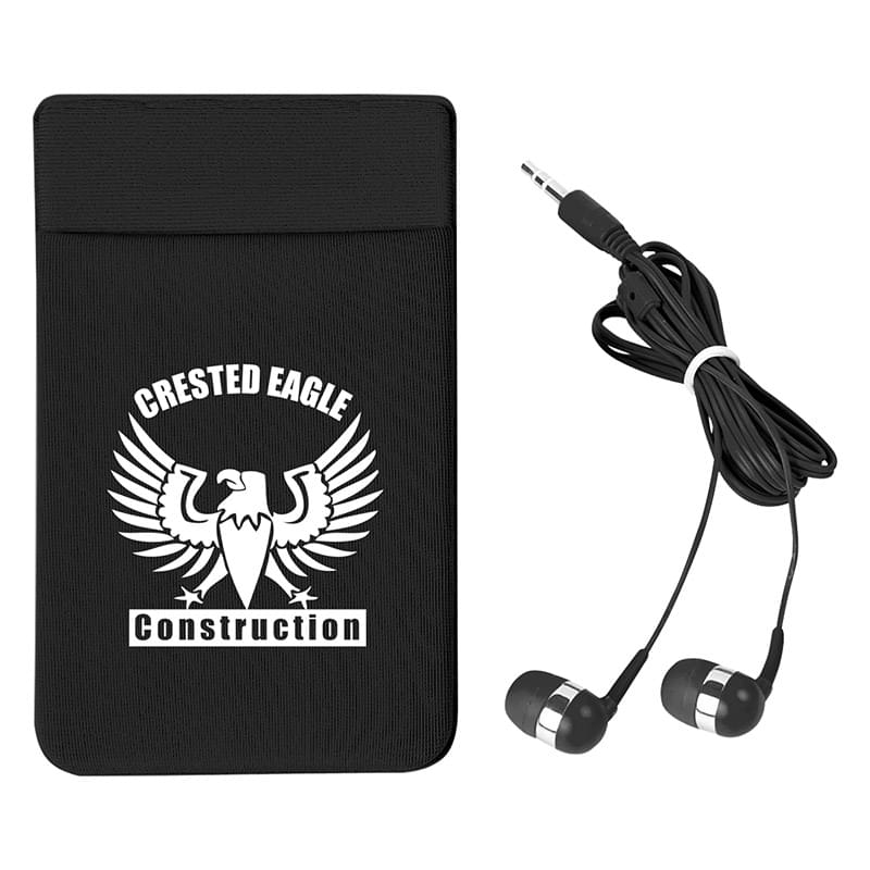 Black color option for Attachable Card And Earpiece Holder
