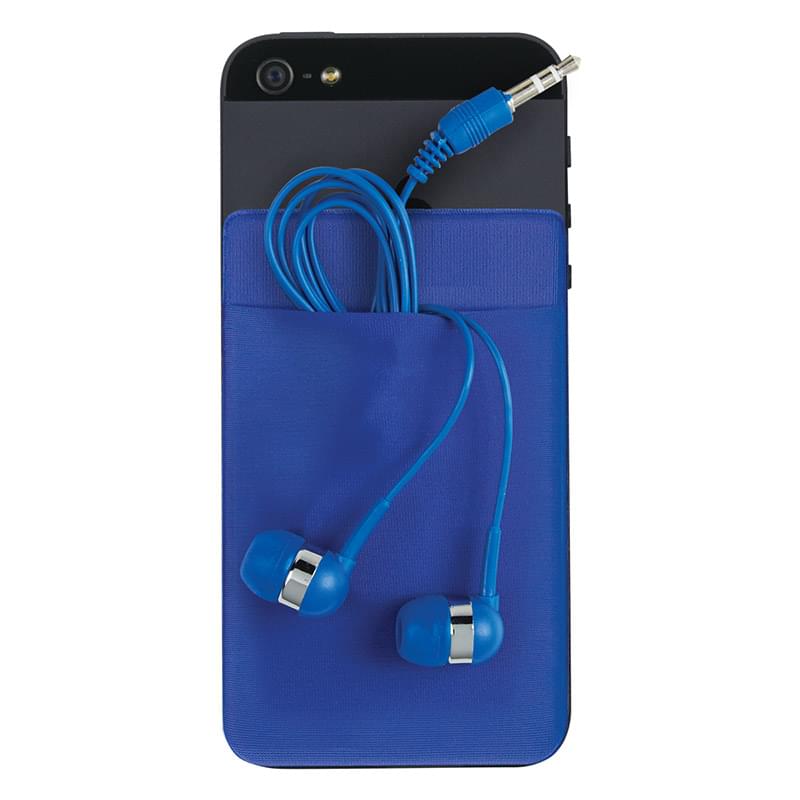 Blue color option for Attachable Card And Earpiece Holder