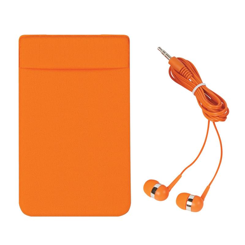 Orange color option for Attachable Card And Earpiece Holder