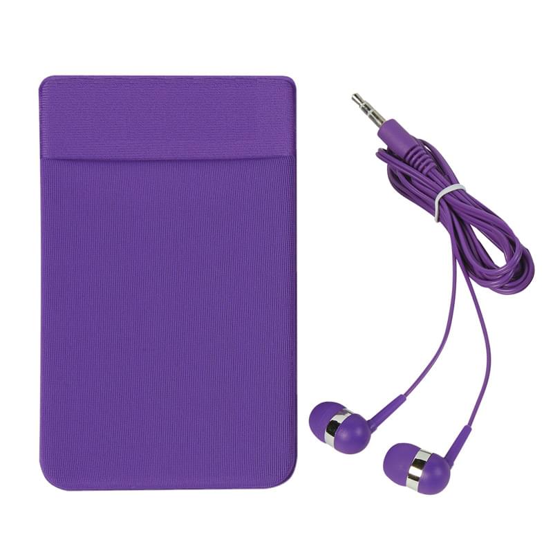 Purple color option for Attachable Card And Earpiece Holder