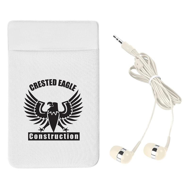 White color option for Attachable Card And Earpiece Holder
